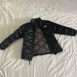 Girls medium, black The North Face jacket.